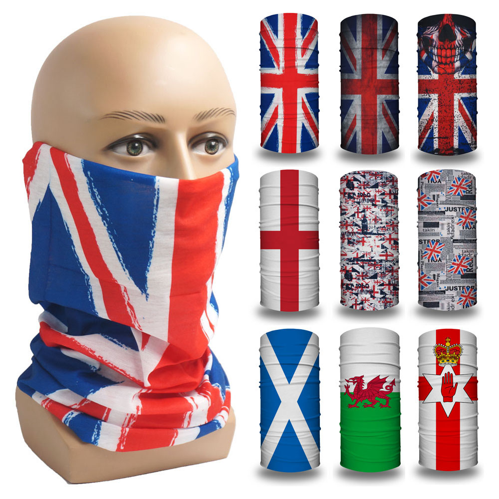 Motorcycle Gear Uk - Bandana con banderas nacionales de Reino