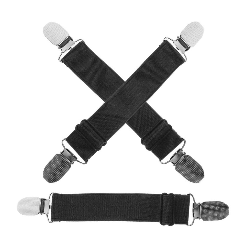 Motorcycle Gear - 3 clips elásticos para pantalones, ajustables,