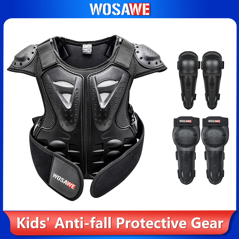 Motorcycle Gear Kids - Conjunto de Protección para Motocicleta WOSAWE