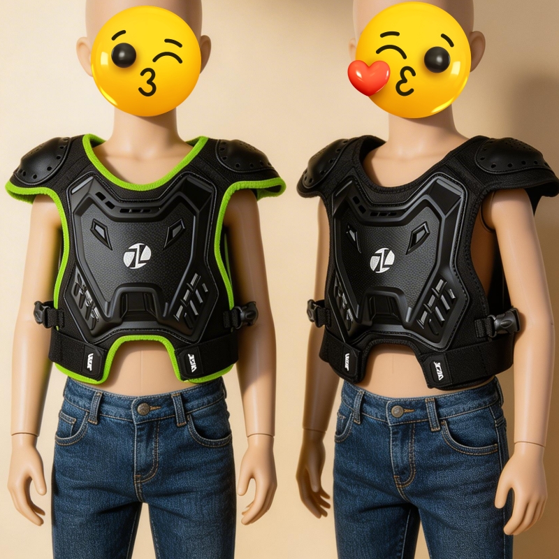 Motorcycle Gear Kids - Chaleco de Protección para Motocicleta para