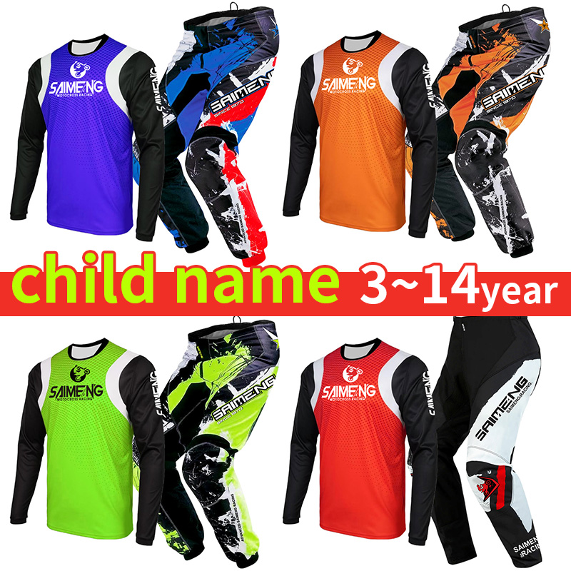 Motorcycle Gear Kids - Conjunto de Equipamiento de Motocross 2026