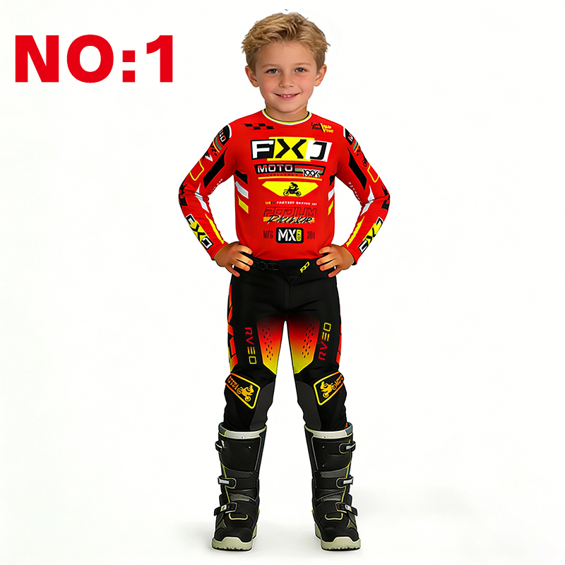Conjunto de motocross para niñ - Motorcycle Gear Kids reseña y precio