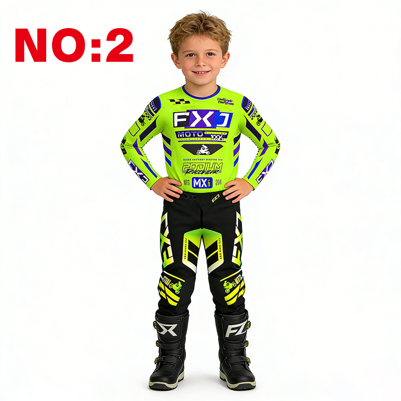Conjunto de motocross para niñ - Motorcycle Gear Kids reseña y precio
