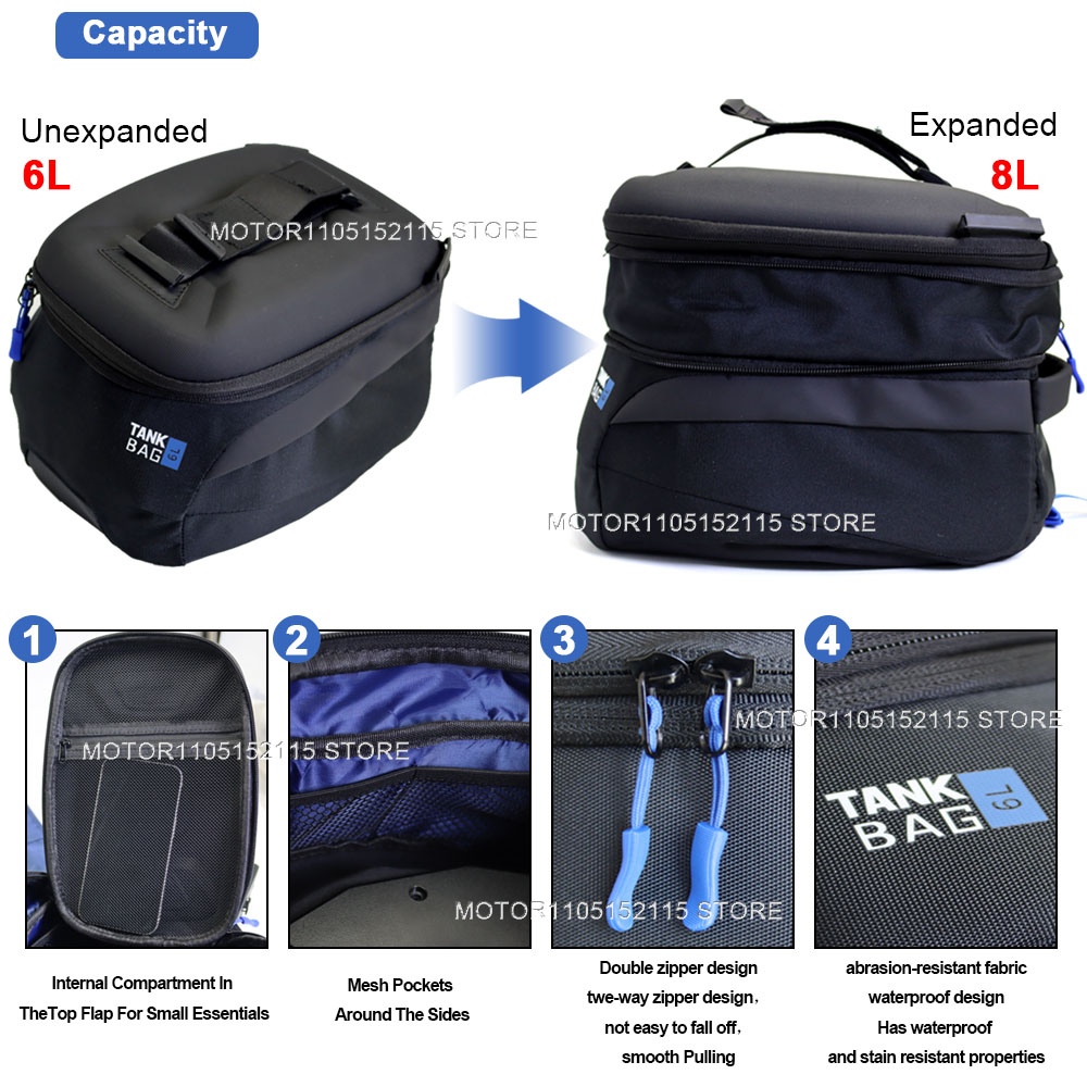 Nuevo Para Suzuki v-strom 650  - Magnetic Tank Bag reseña y precio