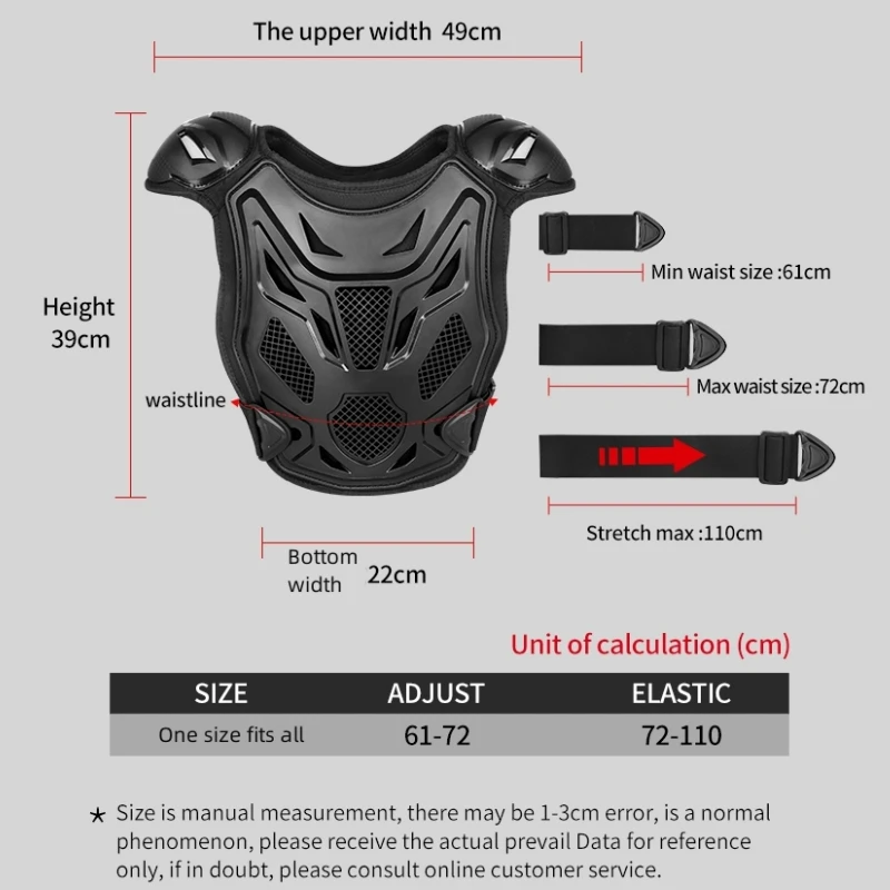 Armadura corporal para motocic - Motorcycle Gear Kids reseña y precio