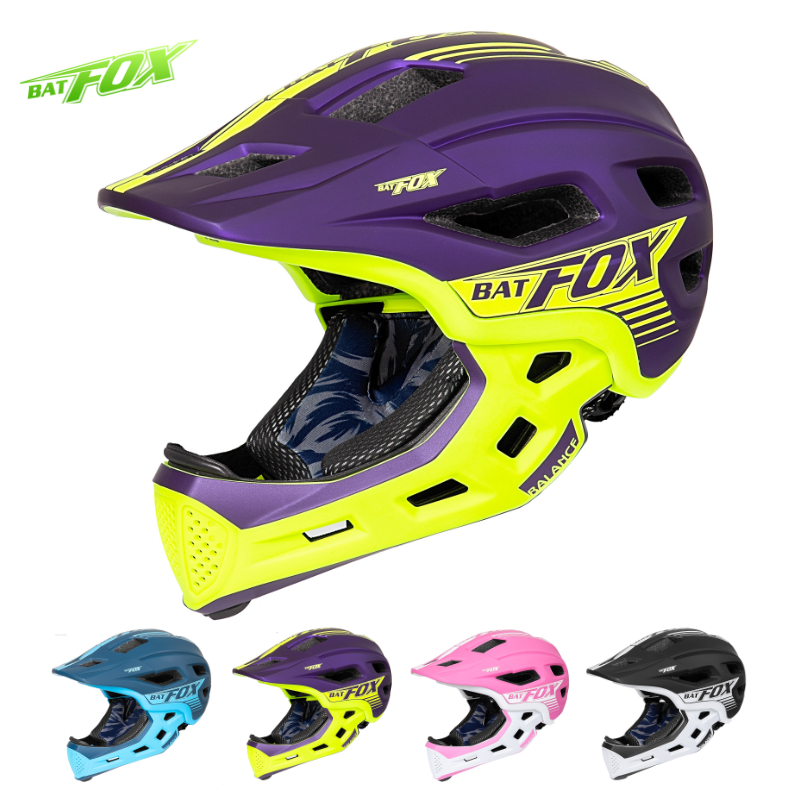 BATFOX-casco de cara completa  - Motorcycle Gear Kids reseña y precio