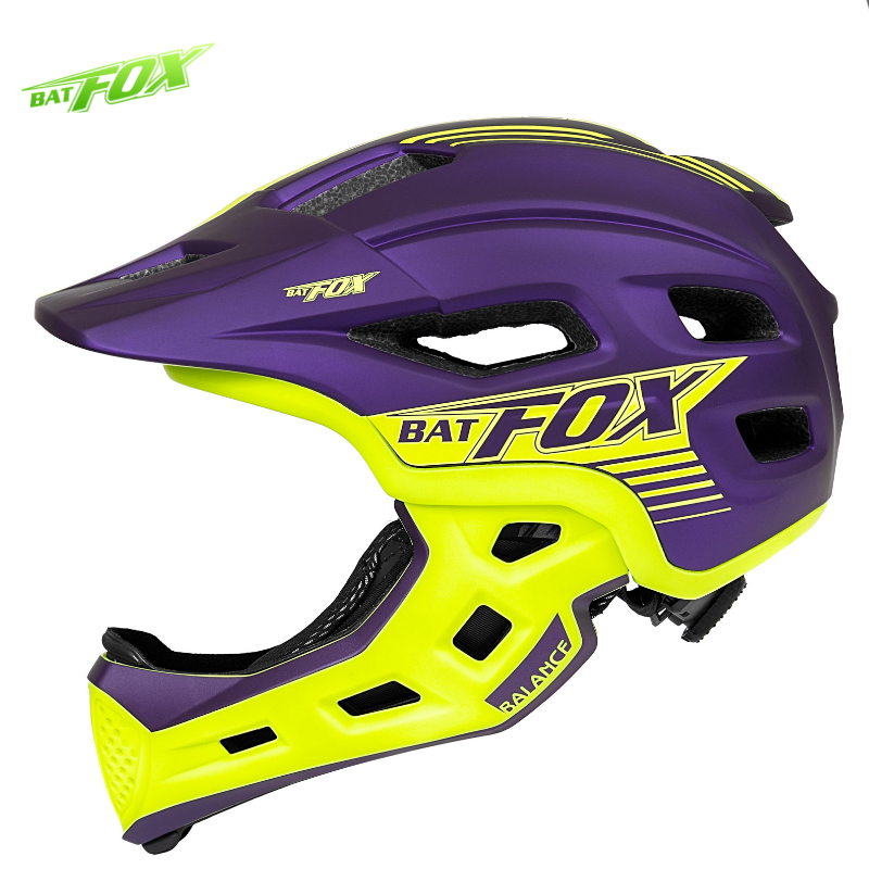 BATFOX-casco de cara completa  - Motorcycle Gear Kids reseña y precio
